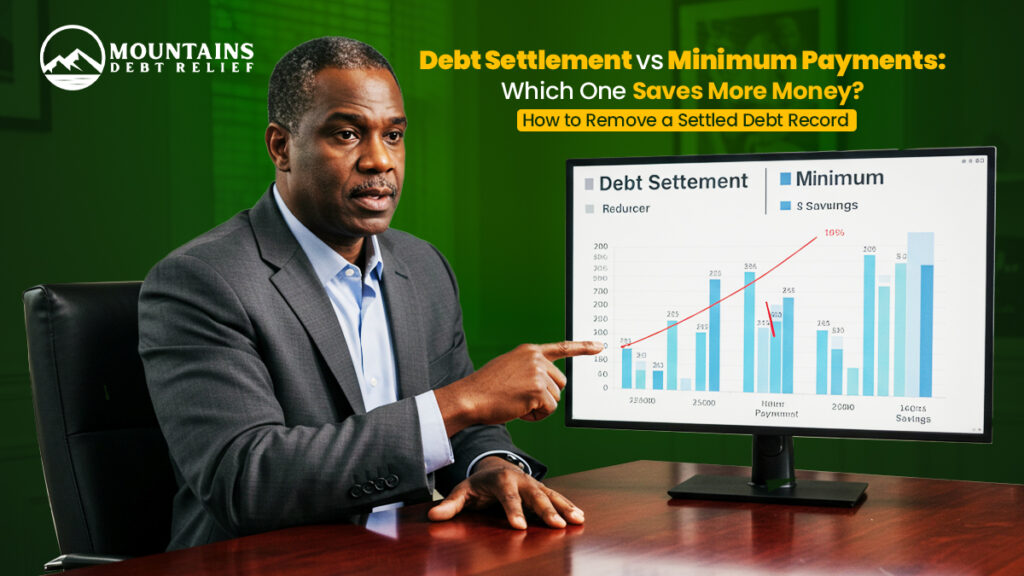 debt settlement vs minimum payments