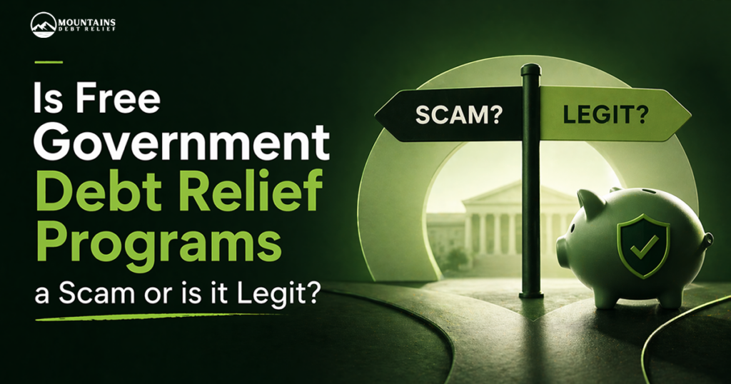 Is Free Government Debt Relief Programs a Scam or is it Legit?