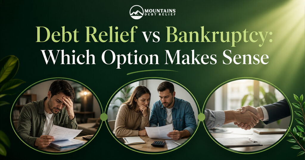 Debt Relief vs Bankruptcy: Which Option Makes Sense